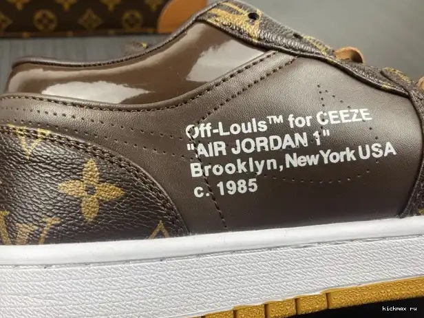 Cheap Kickmax Jordan AJ1 OW x Air 1 LOW Off-Louis 0322